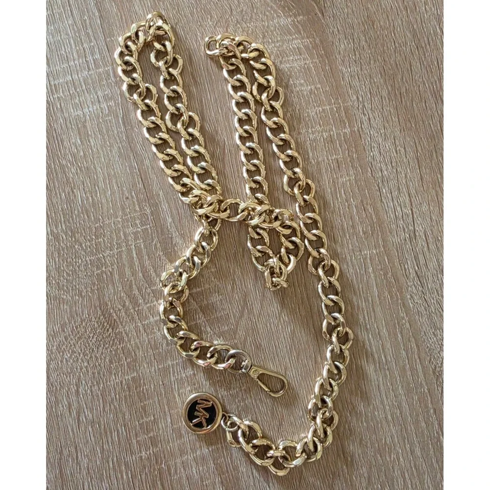 MICHAEL KORS Gold Chain Logo Chain Handler Replacement Strap for Handbag 39'